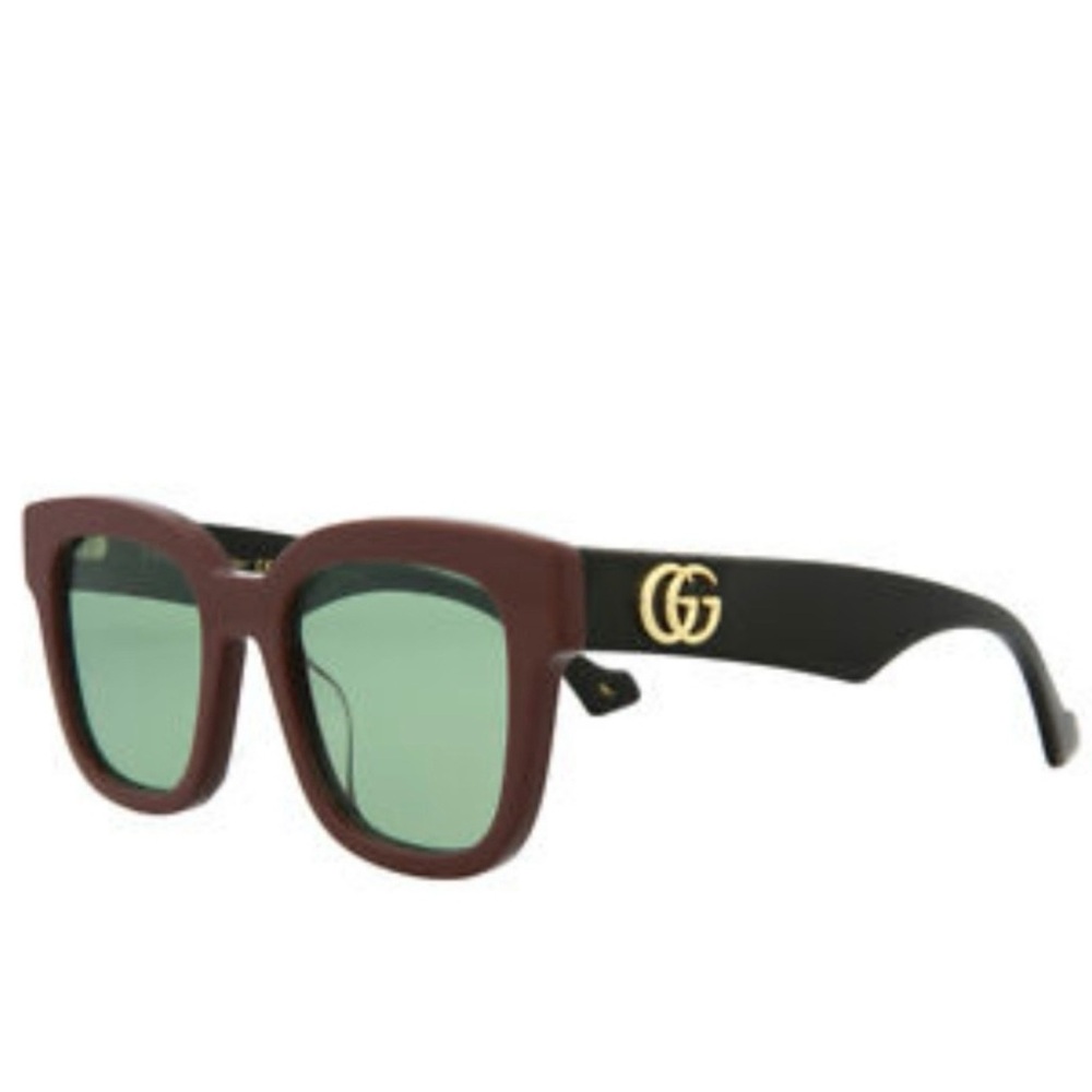 NWT GUCCI GG Marmont Burgundy and Black Sunglasses - Picture 3 of 6